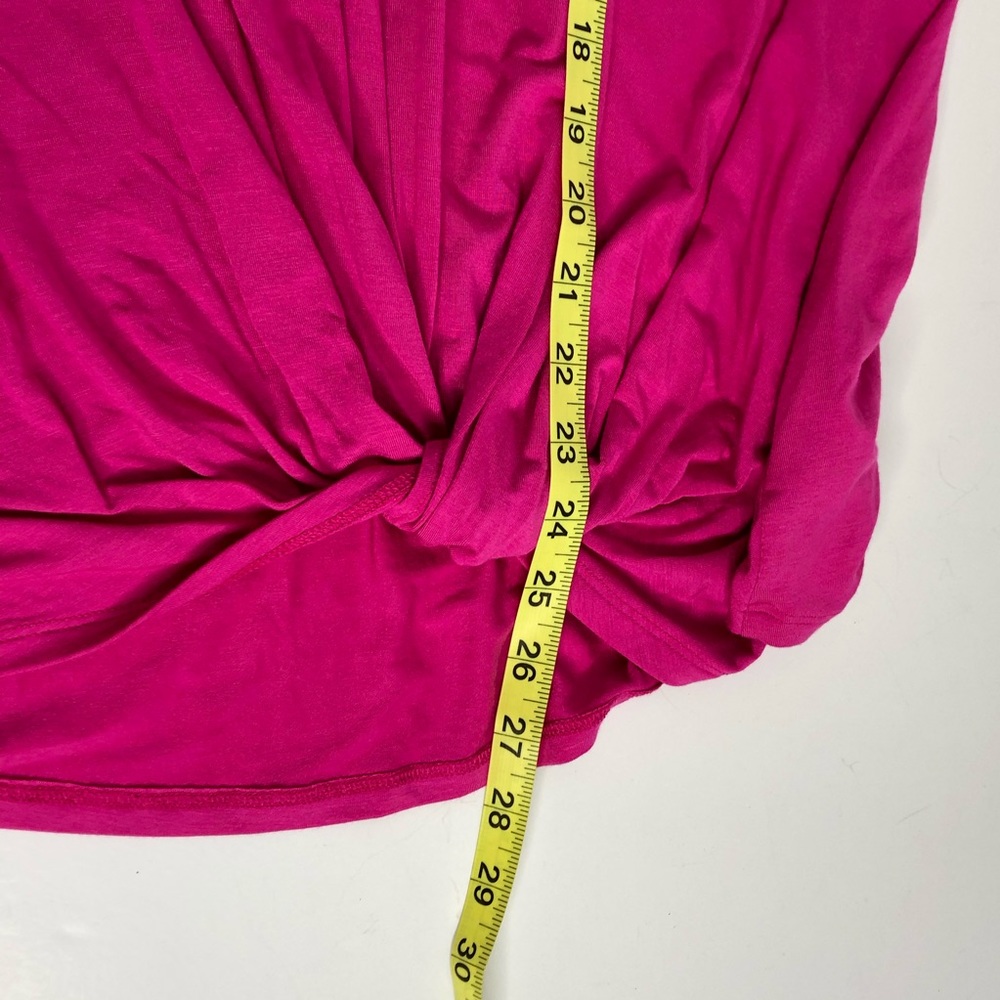 Sejour Pink Berry Knot Hem Sleeveless Top 2X NWT - Picture 6 of 6